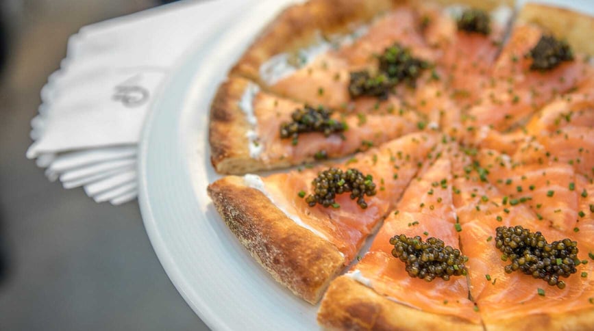 Wolfgang Puck Catering Wedding Menu Pizza