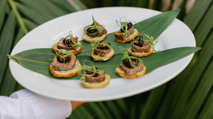 Wolfgang Puck Catering Wedding Menu Hors D’oeuvres