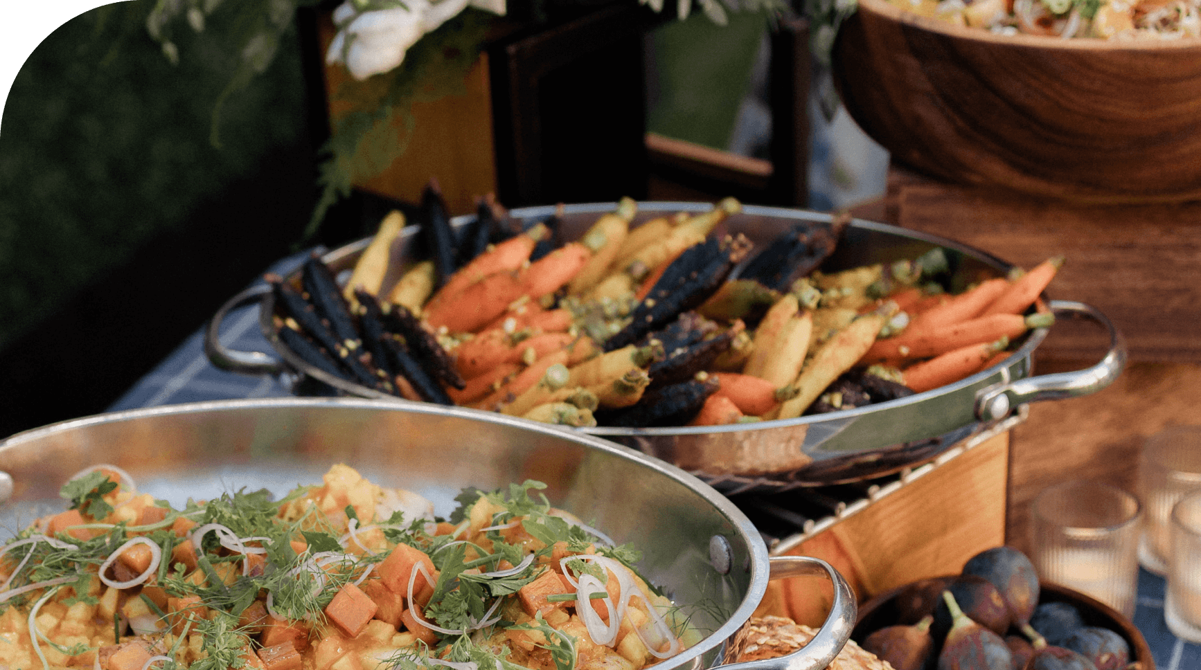 Wolfgang Puck Catering Winter Vegetables